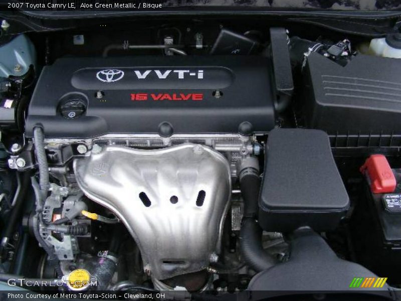 Aloe Green Metallic / Bisque 2007 Toyota Camry LE