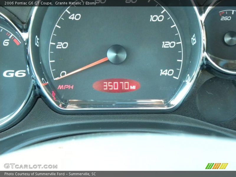 Granite Metallic / Ebony 2006 Pontiac G6 GT Coupe