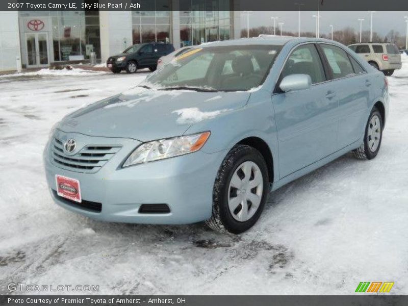 Sky Blue Pearl / Ash 2007 Toyota Camry LE