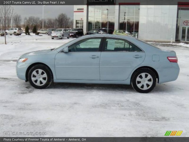 Sky Blue Pearl / Ash 2007 Toyota Camry LE