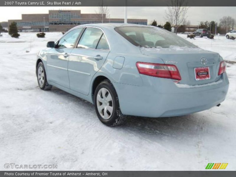 Sky Blue Pearl / Ash 2007 Toyota Camry LE