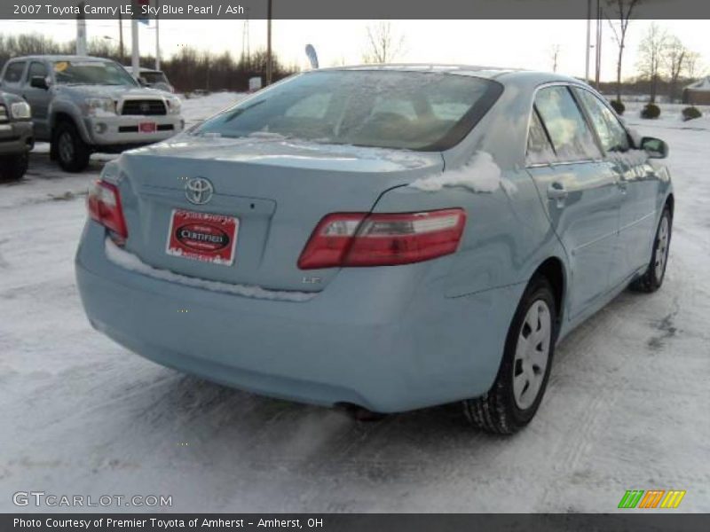 Sky Blue Pearl / Ash 2007 Toyota Camry LE