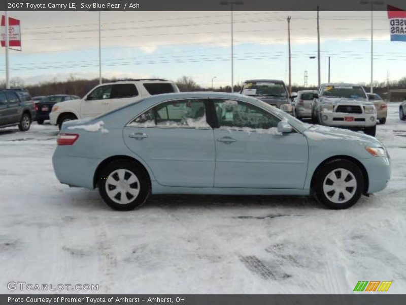 Sky Blue Pearl / Ash 2007 Toyota Camry LE