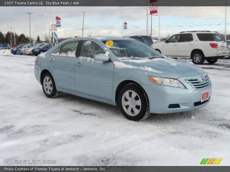 Sky Blue Pearl / Ash 2007 Toyota Camry LE