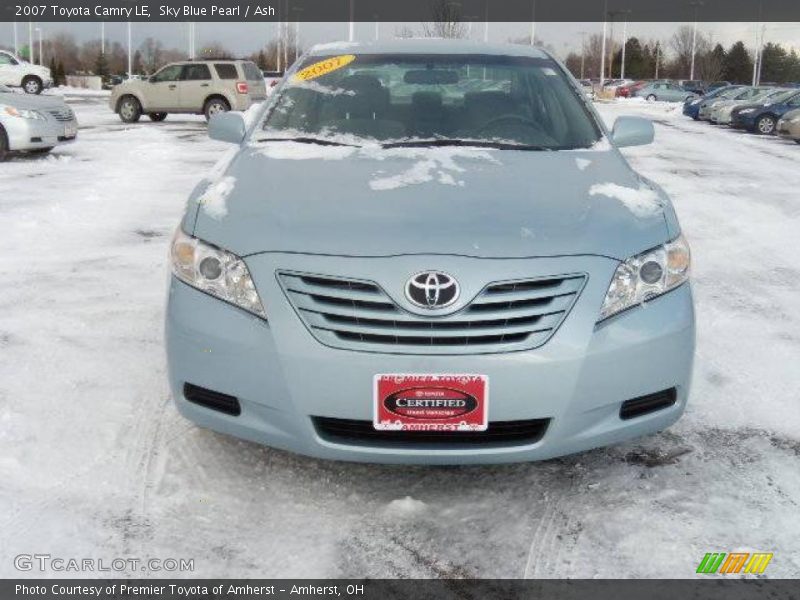 Sky Blue Pearl / Ash 2007 Toyota Camry LE