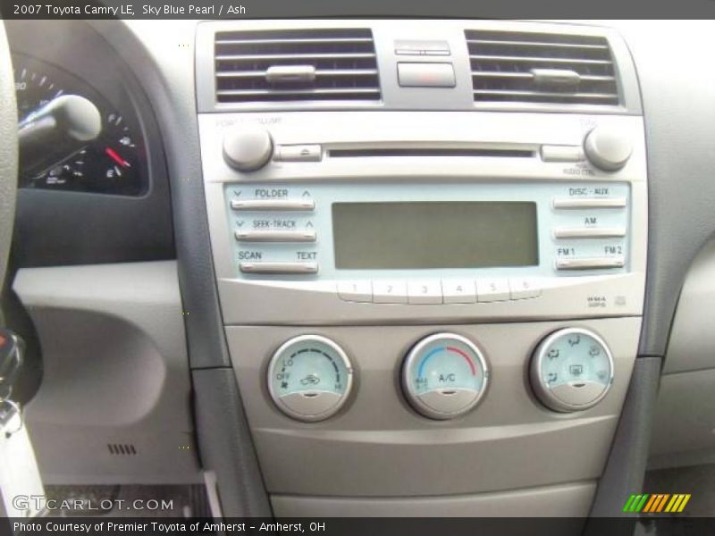 Sky Blue Pearl / Ash 2007 Toyota Camry LE