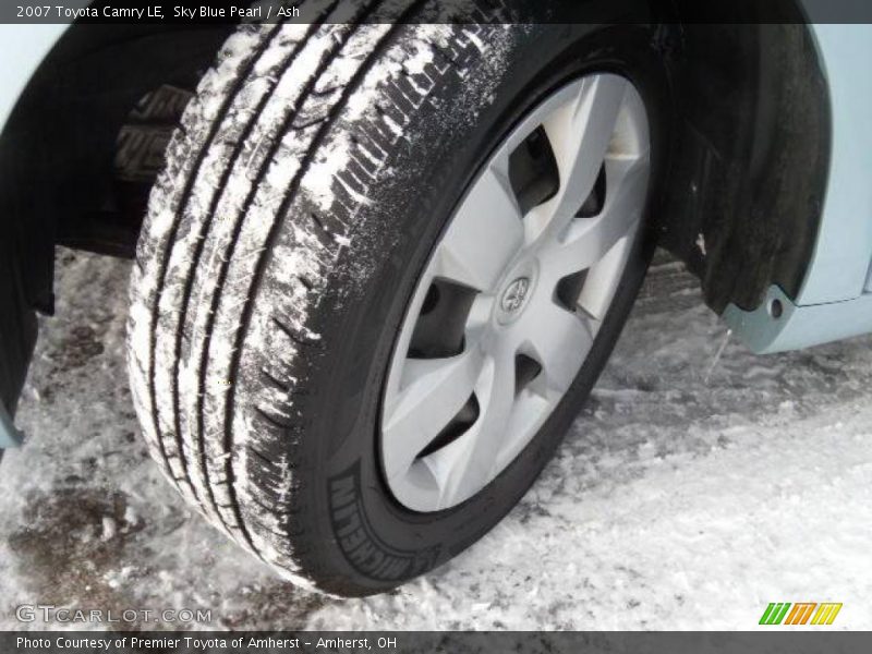 Sky Blue Pearl / Ash 2007 Toyota Camry LE