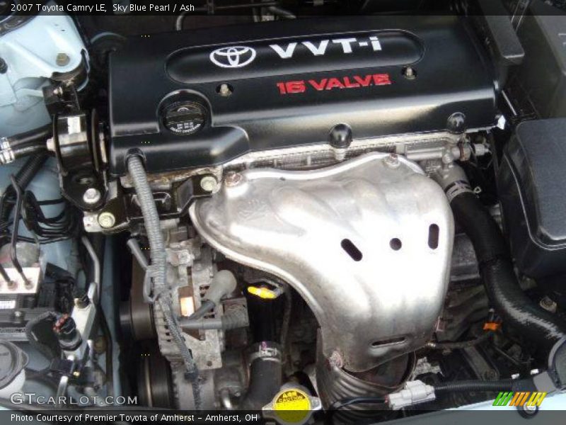 Sky Blue Pearl / Ash 2007 Toyota Camry LE