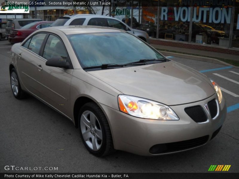 Sedona Beige Metallic / Light Taupe 2007 Pontiac G6 Sedan