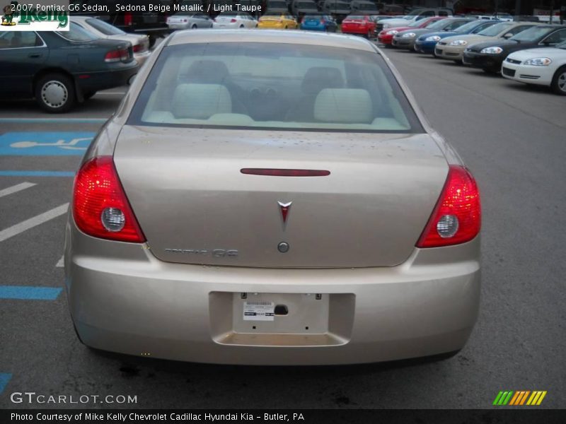 Sedona Beige Metallic / Light Taupe 2007 Pontiac G6 Sedan