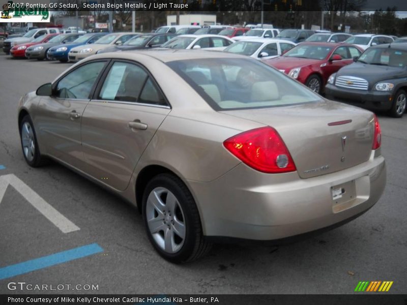 Sedona Beige Metallic / Light Taupe 2007 Pontiac G6 Sedan