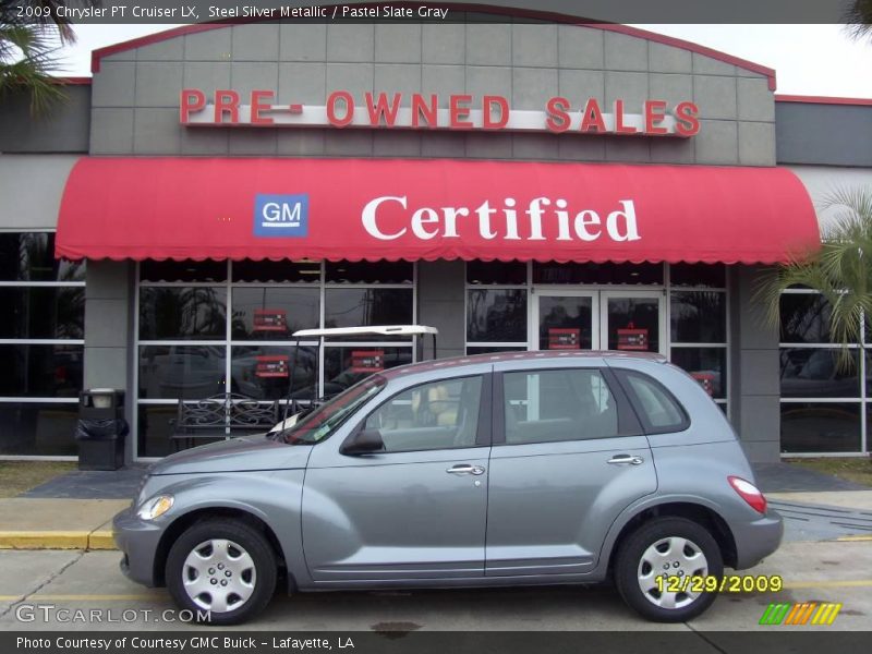 Steel Silver Metallic / Pastel Slate Gray 2009 Chrysler PT Cruiser LX
