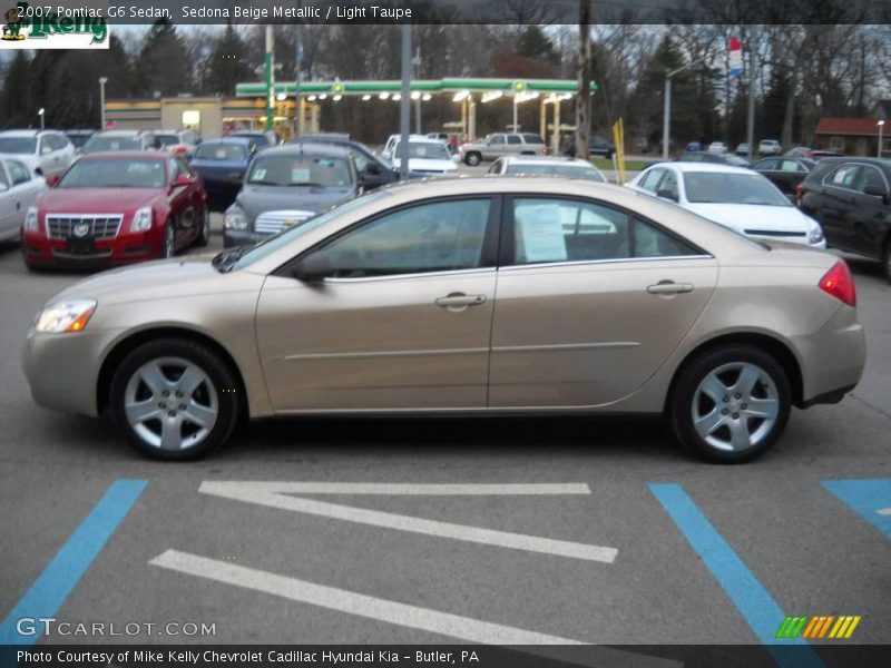 Sedona Beige Metallic / Light Taupe 2007 Pontiac G6 Sedan