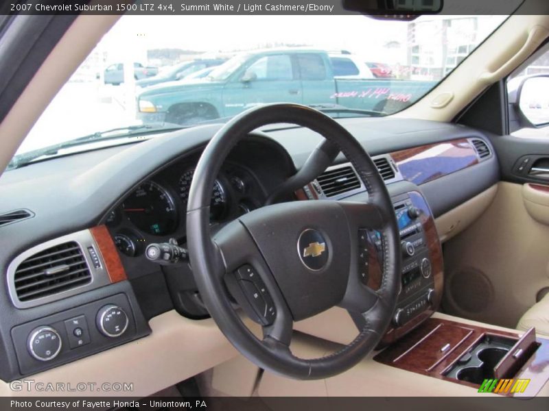 Summit White / Light Cashmere/Ebony 2007 Chevrolet Suburban 1500 LTZ 4x4