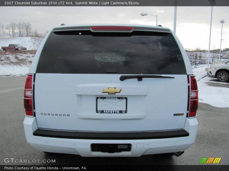 Summit White / Light Cashmere/Ebony 2007 Chevrolet Suburban 1500 LTZ 4x4