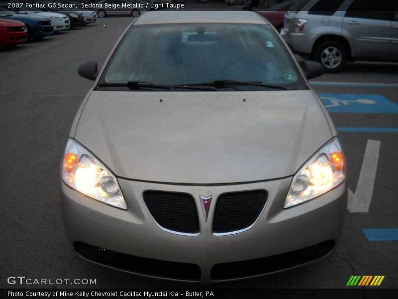 Sedona Beige Metallic / Light Taupe 2007 Pontiac G6 Sedan