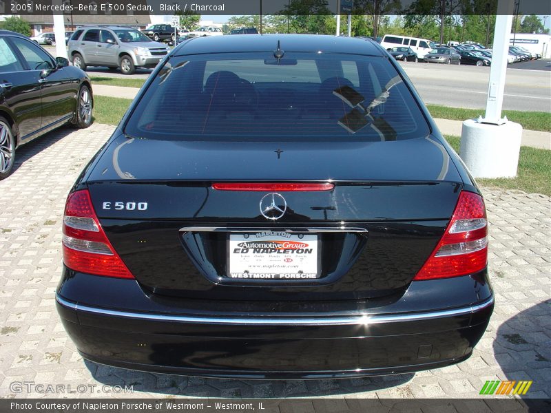 Black / Charcoal 2005 Mercedes-Benz E 500 Sedan