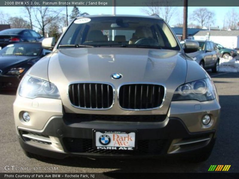 Platinum Bronze Metallic / Sand Beige 2008 BMW X5 3.0si
