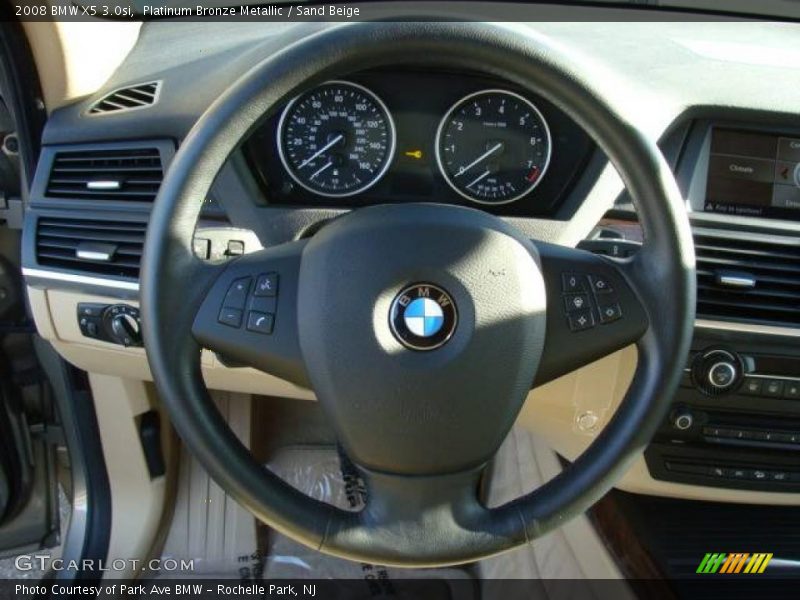Platinum Bronze Metallic / Sand Beige 2008 BMW X5 3.0si