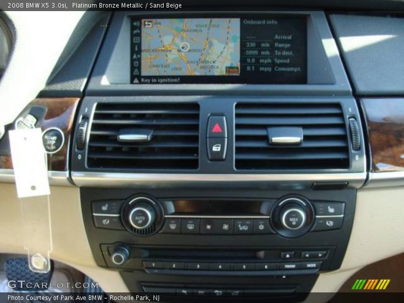 Platinum Bronze Metallic / Sand Beige 2008 BMW X5 3.0si
