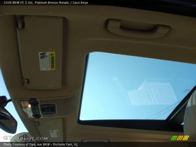 Platinum Bronze Metallic / Sand Beige 2008 BMW X5 3.0si