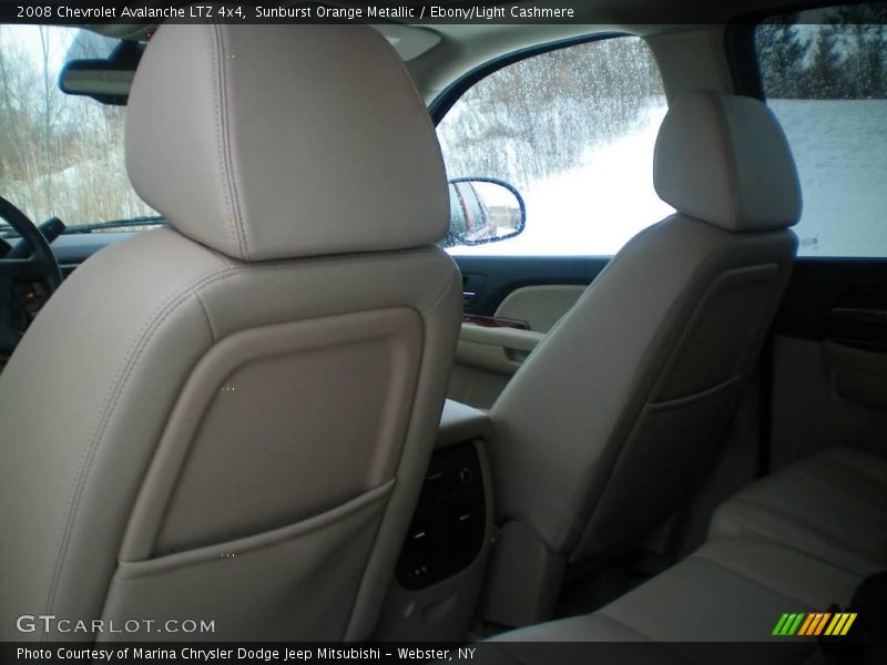 Sunburst Orange Metallic / Ebony/Light Cashmere 2008 Chevrolet Avalanche LTZ 4x4