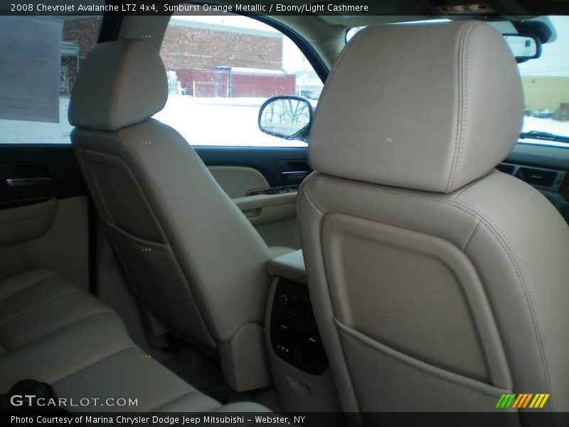 Sunburst Orange Metallic / Ebony/Light Cashmere 2008 Chevrolet Avalanche LTZ 4x4