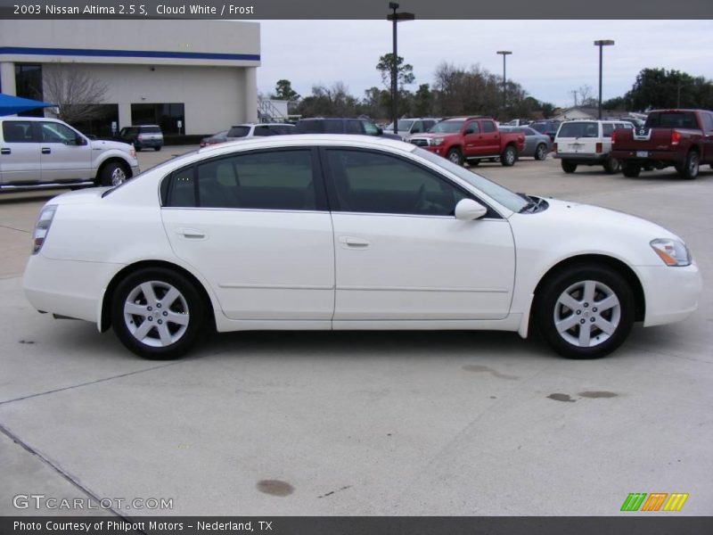 Cloud White / Frost 2003 Nissan Altima 2.5 S