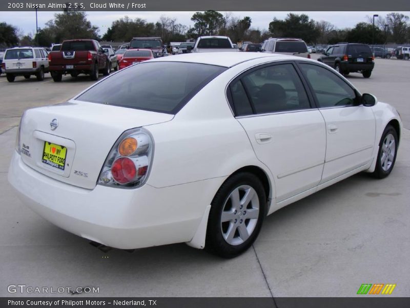 Cloud White / Frost 2003 Nissan Altima 2.5 S