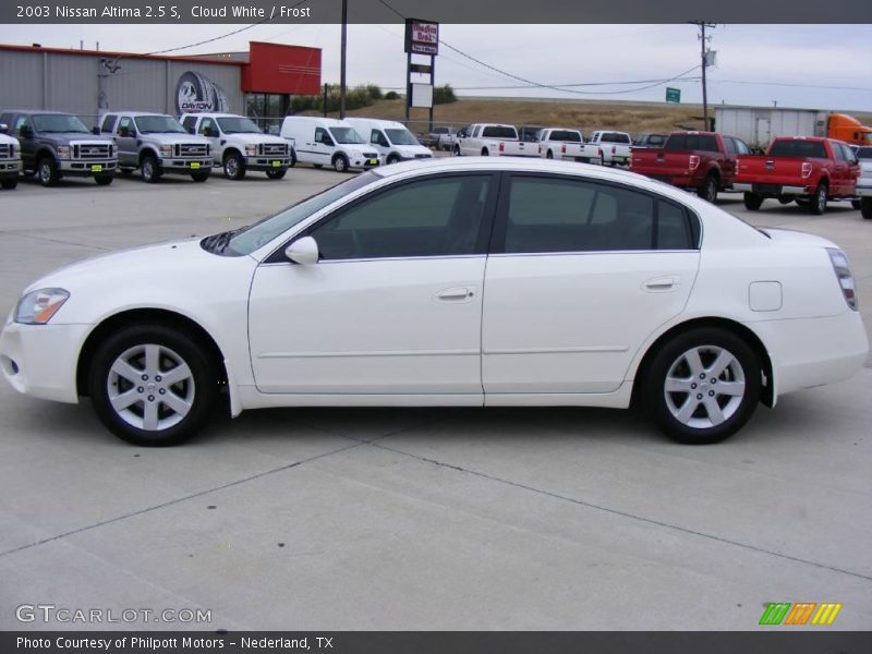 Cloud White / Frost 2003 Nissan Altima 2.5 S