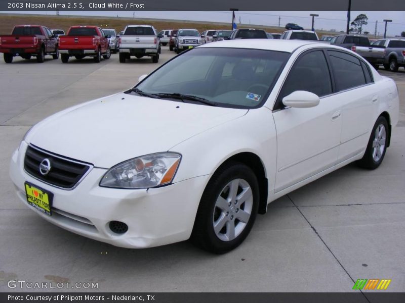 Cloud White / Frost 2003 Nissan Altima 2.5 S
