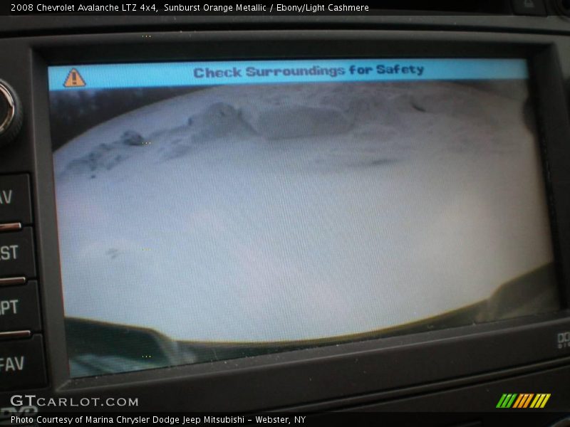 Sunburst Orange Metallic / Ebony/Light Cashmere 2008 Chevrolet Avalanche LTZ 4x4