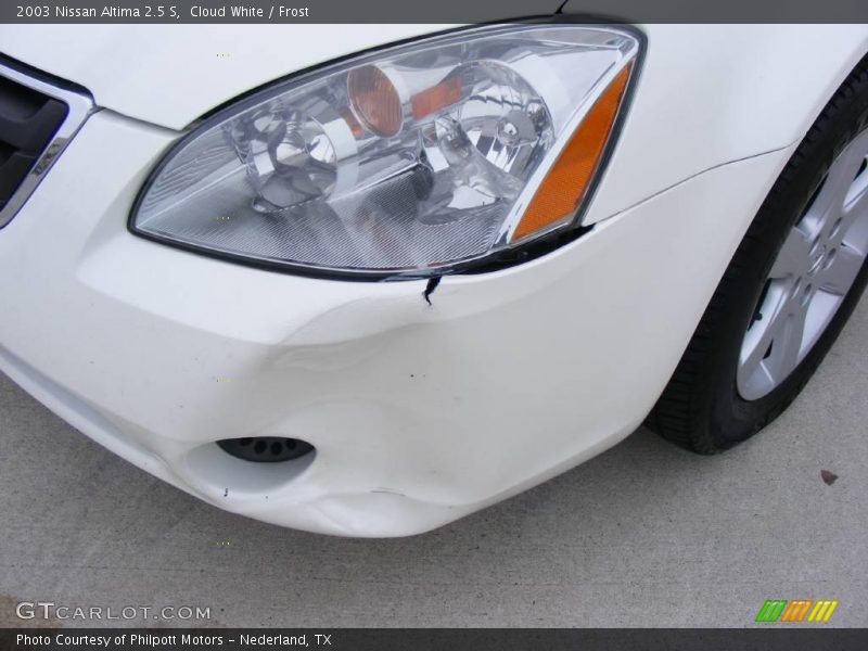 Cloud White / Frost 2003 Nissan Altima 2.5 S