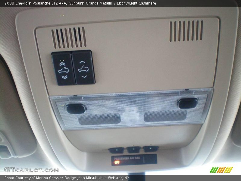 Sunburst Orange Metallic / Ebony/Light Cashmere 2008 Chevrolet Avalanche LTZ 4x4