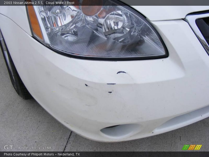 Cloud White / Frost 2003 Nissan Altima 2.5 S