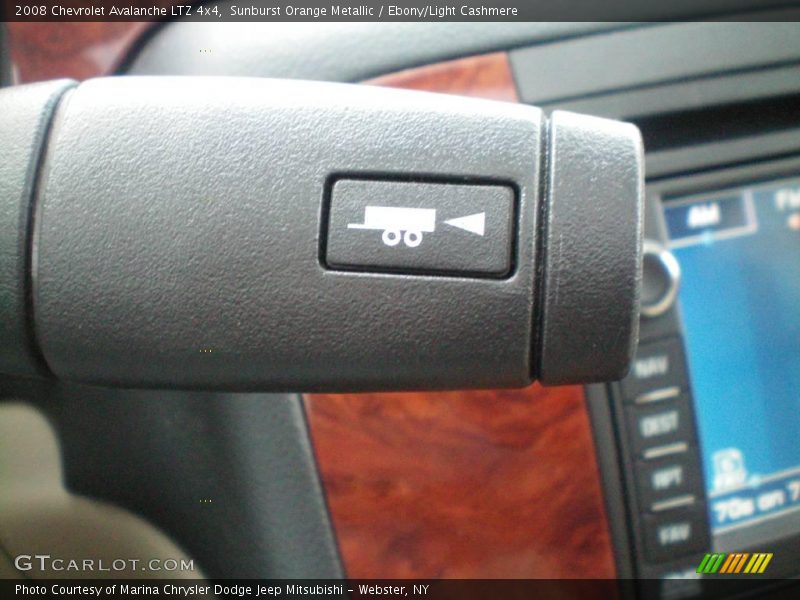 Sunburst Orange Metallic / Ebony/Light Cashmere 2008 Chevrolet Avalanche LTZ 4x4