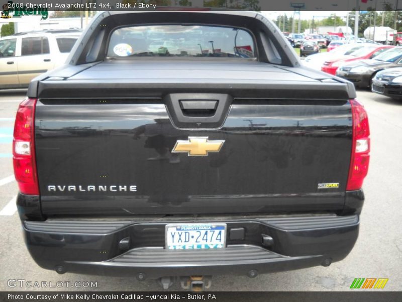 Black / Ebony 2008 Chevrolet Avalanche LTZ 4x4