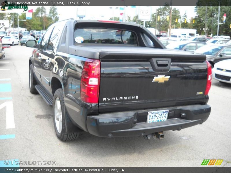 Black / Ebony 2008 Chevrolet Avalanche LTZ 4x4