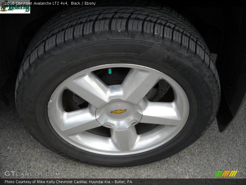 Black / Ebony 2008 Chevrolet Avalanche LTZ 4x4