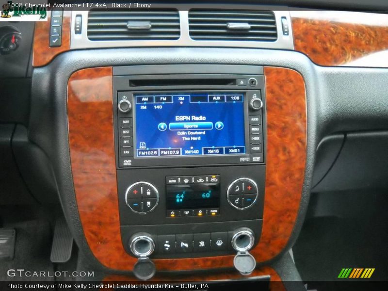 Black / Ebony 2008 Chevrolet Avalanche LTZ 4x4