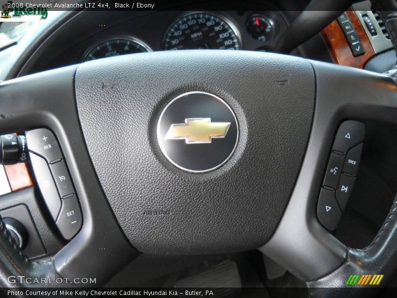 Black / Ebony 2008 Chevrolet Avalanche LTZ 4x4