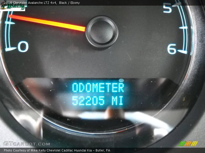 Black / Ebony 2008 Chevrolet Avalanche LTZ 4x4