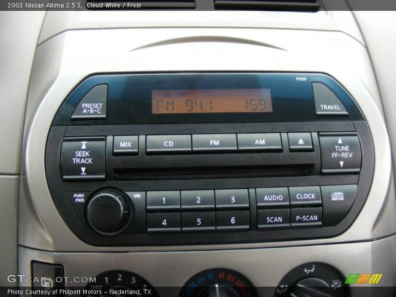 Cloud White / Frost 2003 Nissan Altima 2.5 S