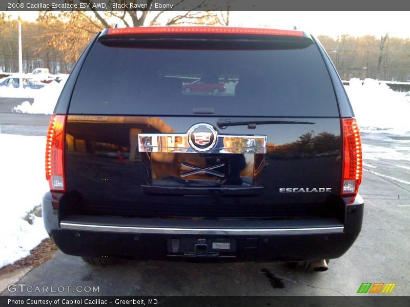 Black Raven / Ebony 2008 Cadillac Escalade ESV AWD