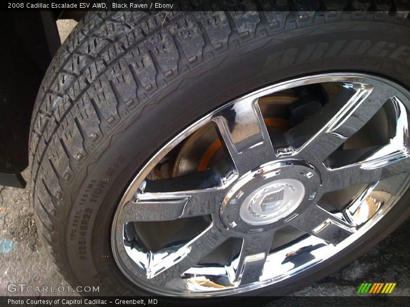 Black Raven / Ebony 2008 Cadillac Escalade ESV AWD