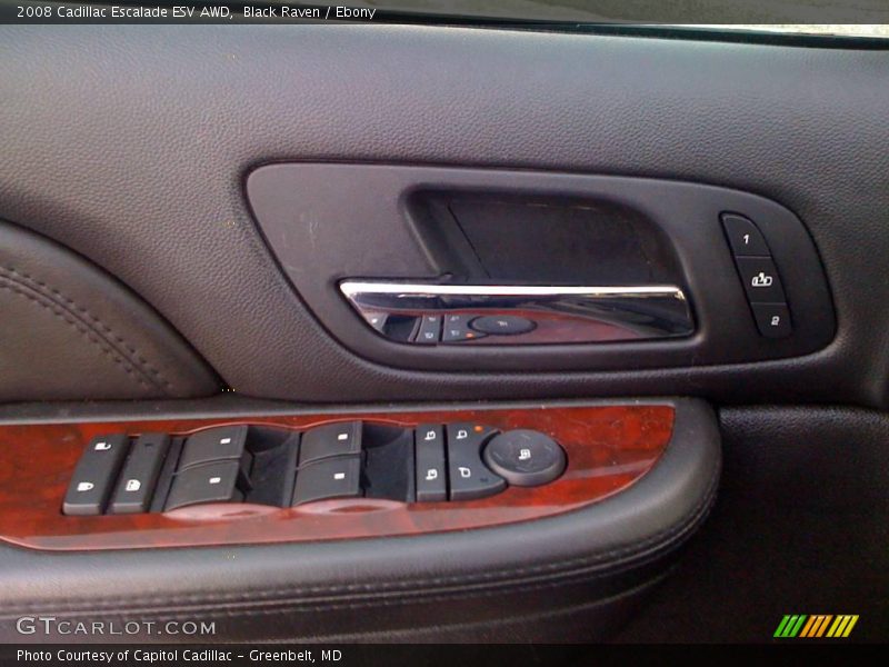 Black Raven / Ebony 2008 Cadillac Escalade ESV AWD