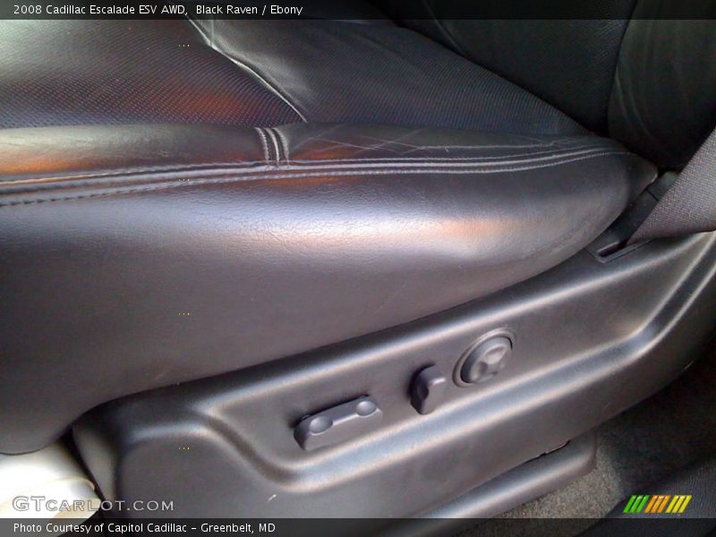 Black Raven / Ebony 2008 Cadillac Escalade ESV AWD