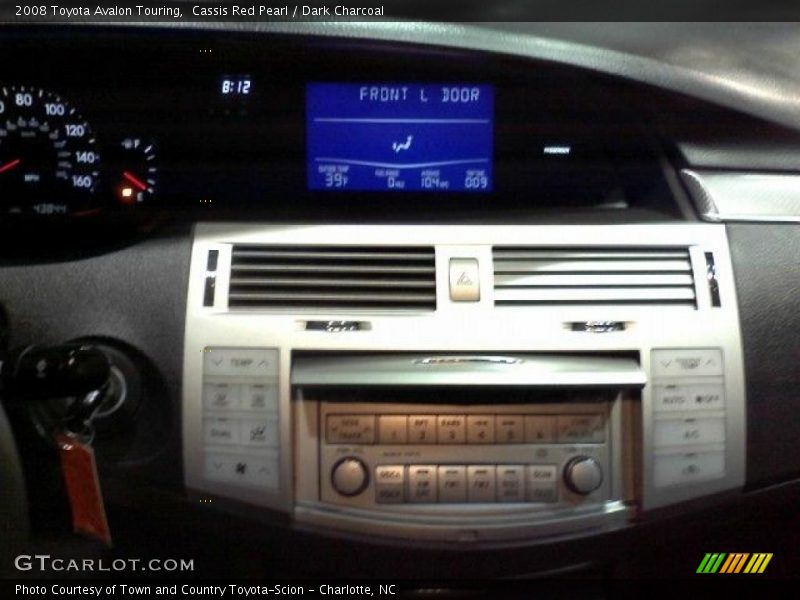 Cassis Red Pearl / Dark Charcoal 2008 Toyota Avalon Touring