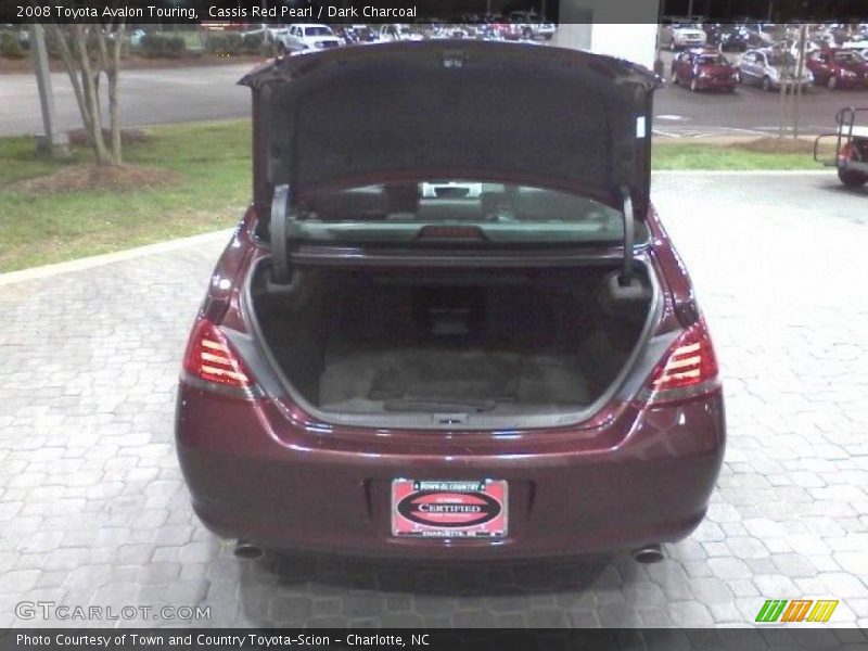 Cassis Red Pearl / Dark Charcoal 2008 Toyota Avalon Touring