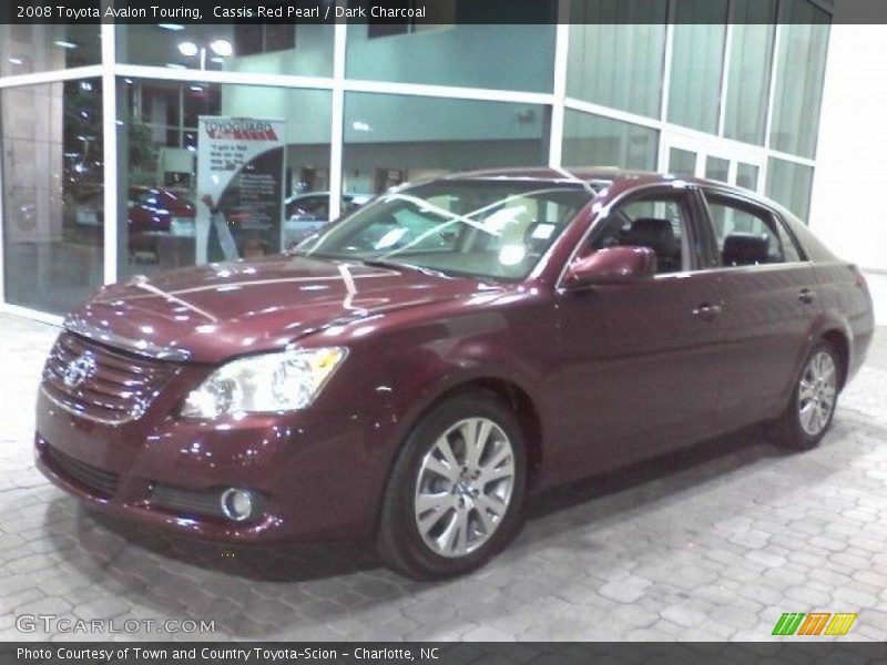 Cassis Red Pearl / Dark Charcoal 2008 Toyota Avalon Touring